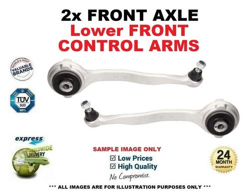 2x FRONT AXLE Lower Front TRACK CONTROL ARMS for MERCEDES C220CDi 2008-2014 - Picture 1 of 8