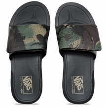 camo vans slides