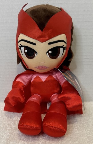 Marvel Comics Plüsch Scharlachrote Hexe Wanda Maximoff Stofftier, 8 Zoll Stofftier - Bild 1 von 7