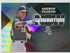 2022 Topps Series 1 Andrew Vaughn GN-11 Generation Now Insert Chicago White Sox