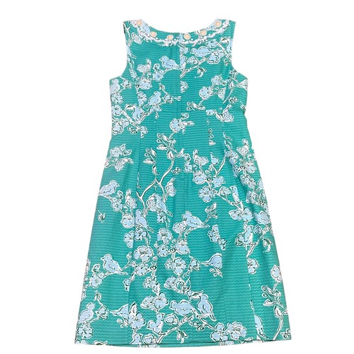 Lilly Pulitzer Damen Kleid Adelia in Lagunengrün Reife Party Sommer Lehrerin - Bild 17 von 21