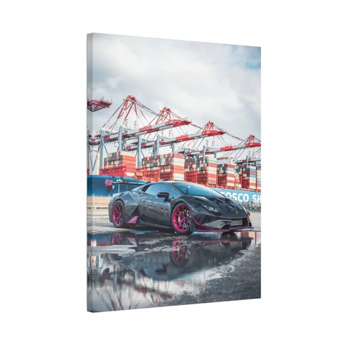 Lamborghini Huracan High Resolution Museum Quality Vertical Canvas Print #022 - Picture 4 of 10