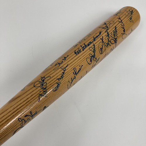 1987 St. Louis Cardinals NL Champs Team Signed World Series Game Issued Bat JSA - Picture 7 of 17