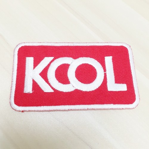 8x Iron On Patch KOOL Embroidered Sew Applique Handcraft For Shirt Jacket Jeans - Picture 7 of 8