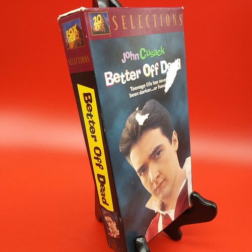 Better Off Dead VHS 1985 John Cusack Curtis Armstrong 20TH CENTURY FOX PG13 - Picture 2 of 6
