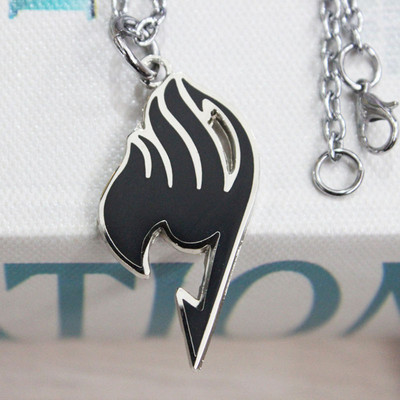 Anime Fairy Tail Logo Metal Pendant Necklace Cosplay Charm Jewellery Alloy Gifts