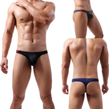 US Men Sexy G-String Briefs Thong Lingerie Seamless Underwear Bikini Underpants