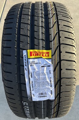 Set of FOUR BRAND NEW 295/35ZR21 107Y Pirelli P Zero R01 Audi