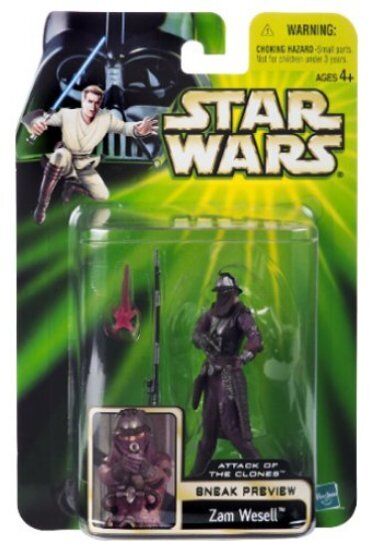 Star Wars Power of The Jedi Sneak Preview Zam Wesell Action Figure -