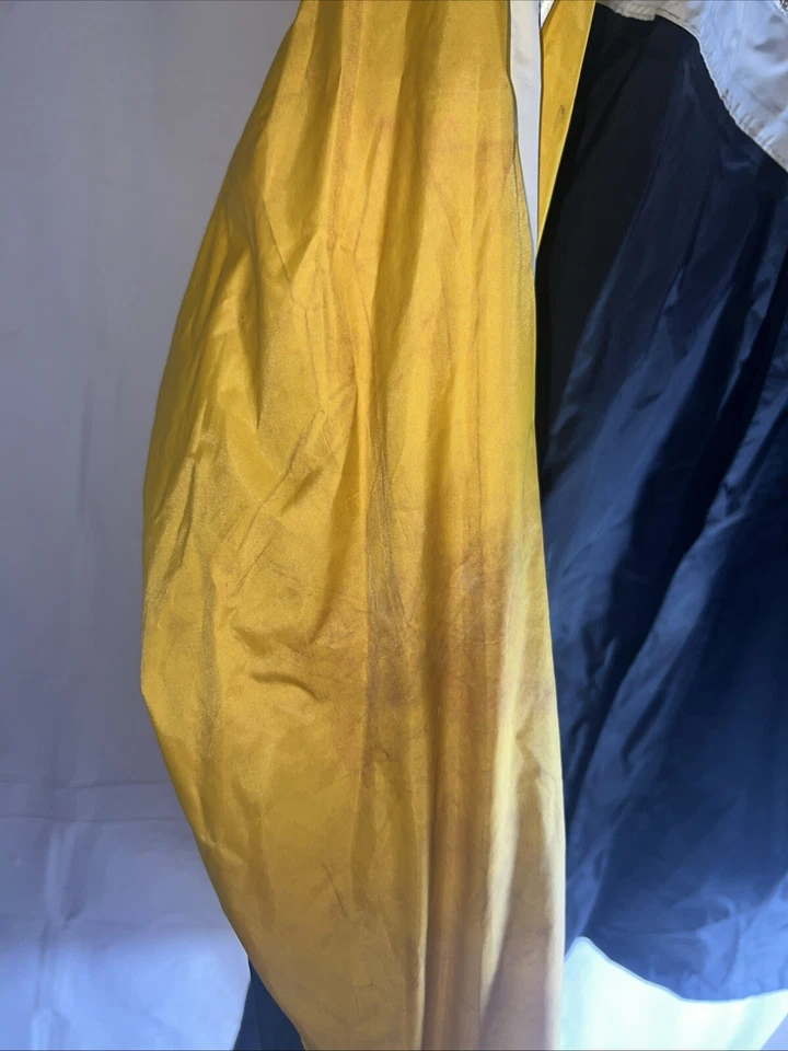 Tour Master Defender Rainsuit Jacket Mens XXL Black Yellow Full Zip Moto Read - Image 3 of 4