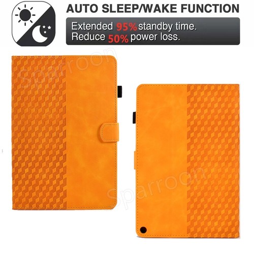 Leather Case Cover For Amazon Fire 7 HD 8 10 Kindle Paperwhite 5/6/7/10/11th Gen - Picture 47 of 75