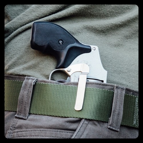 Clipdraw S&W J-Frame Concealed Carry Gun Clip - Silver - Picture 2 of 2