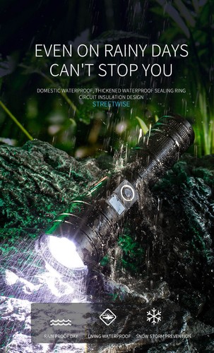 1200000LM LED Flashlight Zoom Light Super Bright Torch USB Rechargeable Lamp US - Picture 10 of 16