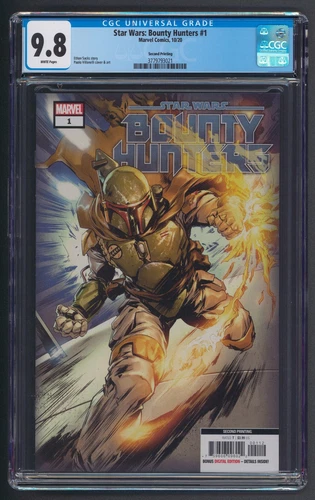 Star Wars Bounty Hunters #1 CGC 9.8 NM/MT 2nd Print Variant 2020 Marvel Comics