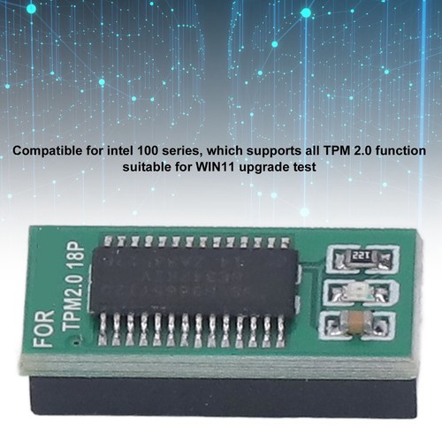 TPM 2.0 Security Module 18 Pin Discrete Encryption Processor High Security TPM - Afbeelding 2 van 12