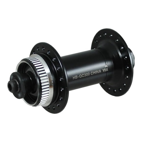 26 Zoll Vorderrad Ryde Zac19 Hohlkammer geöst Shimano HB-QC300 Disc CL silber - Bild 6 von 9