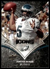 2008 Upper Deck Icons 75 Donovan McNabb Philadelphia Eagles Football Card