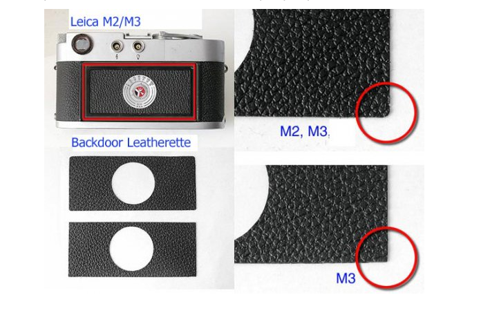 Leather Seal For Leica M2 M3 M4 M5 M6 Pre-cut Replacement Backdoor