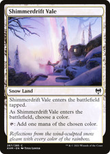 SHIMMERDRIFT VALE x4 mtg NM-M Kaldheim 4 Common