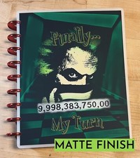 MATTE Beetlejuice "Finally.. My Turn" Cover Set 4 use w Classic HAPPY Planner~