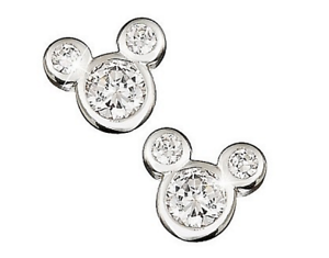 Mickey Mouse .925 Sterling Silver Disney Park Authentic Earrings✿Gift Ready Box Mickey Mouse .925 Sterling Silver Disney Park Authentic Earrings✿Gift Ready Box