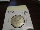 1942 - Canada silver quarter - Canadian 25 cent