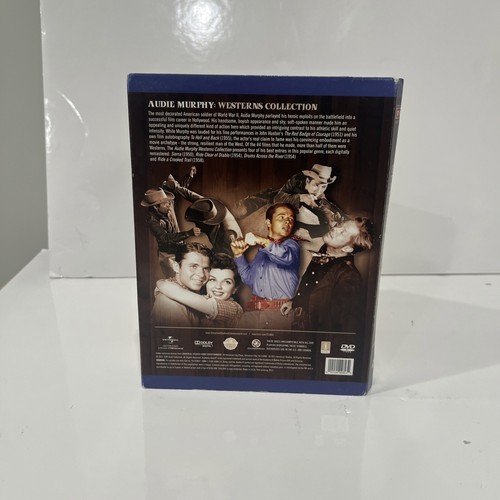 Audie Murphy Westerns Collection TCM Vault Sierra Drums Across the River DVD Set - Bild 2 von 4