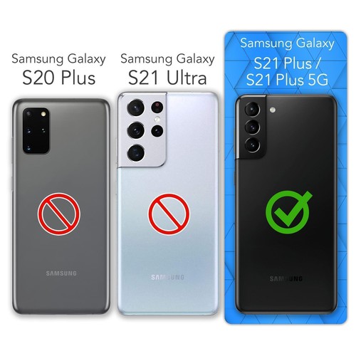 EAZY CASE do Samsung Galaxy S21 Plus 5G Etui z paskiem Łańcuszek na telefon komórkowy Silikon Telefon - Zdjęcie 7 z 13
