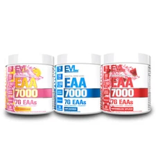 Evlution Nutrition EAA 7000-7g Essential Amino Acids - 30 Servings - All Flavors