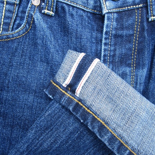 Tela Genova Jeans Herren 31x32 Blau Selvedge Denim Sartoria Italiana Straight Fit - Bild 2 von 19