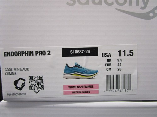 Saucony Women's S10687-26 Endorphin Pro 2 Running Sneaker Shoes, 11.5 Medium US - Picture 5 of 6