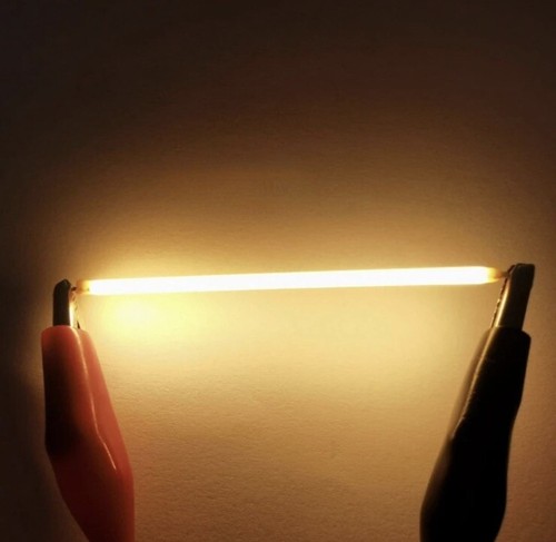 10PCS DC3V 68mm LED Filament WARM WHITE Rigid Silicone Led Light Emitting Diodes - Picture 7 of 8