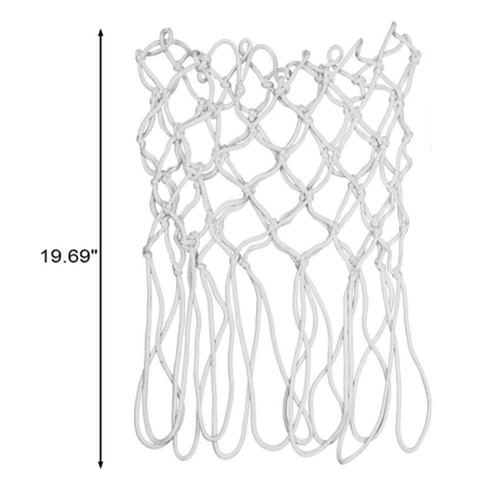 Outdoor Replacement Basketball Net All Weather Hoop Goal Standard Rim #White - 第 2/5 張圖片