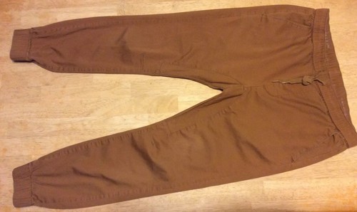 Pacsun Mens Jogger Pants Dark Tan 
