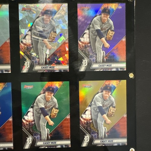 2019 Bowman’s Best Top Prospects Complete Rainbow #13 Casey Mize - Picture 4 of 7