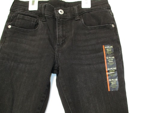 Girls art class Jeans size 10 Plus Mid-Rise Skinny adjustable waist Distressed - Picture 2 of 6