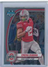 EMEKA EGBUKA 2024 Bowman Chrome University Rookie #70 Ohio State Buckeyes