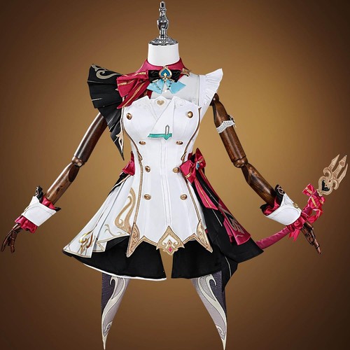 Genshin Impact Escoffier Cosplay Kostüm Outfit Spielfigur Uniform Halloween - Bild 10 von 11