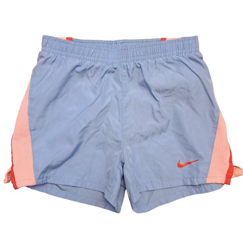 Nike Girls Size M 6 Running Shorts Activewear Soft Blue Color
