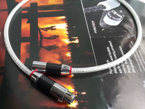 Oyaide FTVS-910 5N Silber 110Ω AES XLR Balance Audiokabel Carbon Stecker - Bild 2 von 4