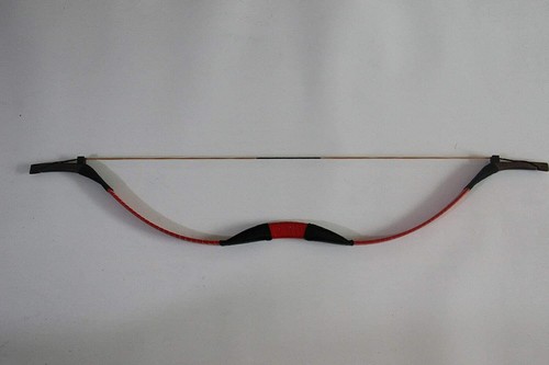 30LB Handmade 1.1m Traditional Longbow Recurve Bow Horse Riding Archery Hunting - Picture 6 of 7