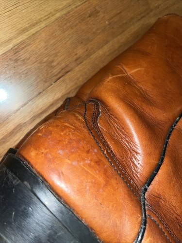 Goodyear Western Cowboy Boots Mens Size 7 D Vintage Retro Brown - Picture 11 of 19