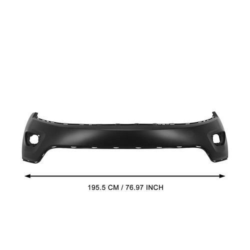 For 2014 2015 2016 Jeep Grand Cherokee Front Bumper Cover Assembly Primed Black - Picture 6 of 22