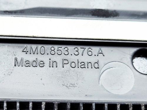 AUDI Q7 4M MK2 S-LINE DOOR ENTRY SILL KICK PLATE COVER REAR RIGHT DRIVER SIDE - Picture 15 of 15