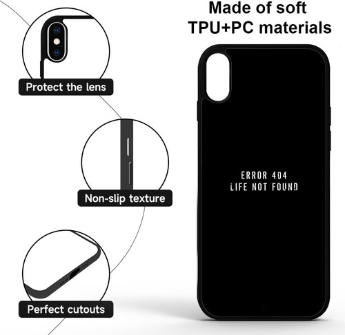 Error 404 Life Not Found Poster Cover For iPhone X XS 11 12 13 14 15 Pro - Picture 69 of 240