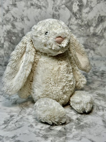 Jellycat London - Vanille Elfenbein Bashful Bunny - weiches Plüschtier - Bohnen Bootie - 11 Zoll - Bild 21 von 21