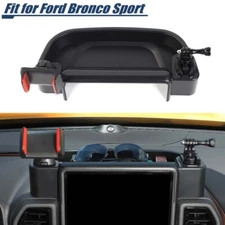 ✅ 3 in 1 Dash Phone Holder Camera Mount Storage Tray For Ford Bronco Sport 2021+