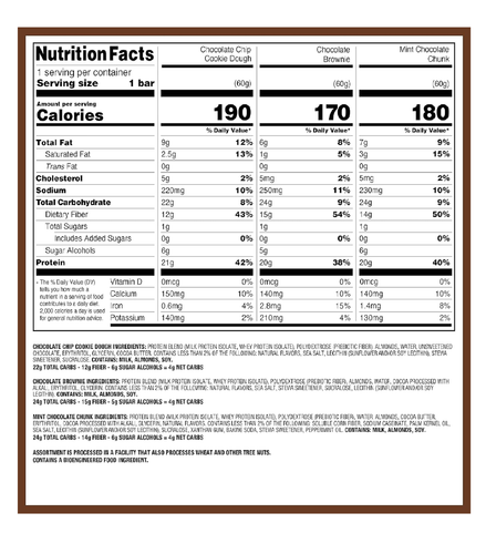 Quest Nutrition Chocolate Lovers Variety Pack High Protein Low Carb Gluten Free - Picture 4 of 4