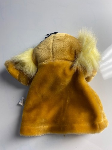 Dr. Seuss Lorax Handpuppe Plüsch 1997 Vintage Kinderbuch Spielzeug flauschig 8 Zoll - Bild 3 von 3