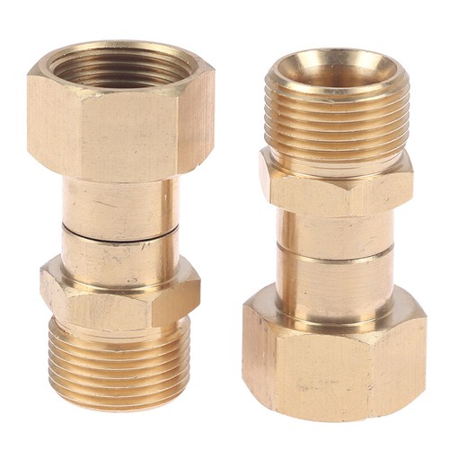 Brass High Pressure Washer Swivel Joint Connector Hose Fitting M22 ConnectYU - Picture 6 of 13
